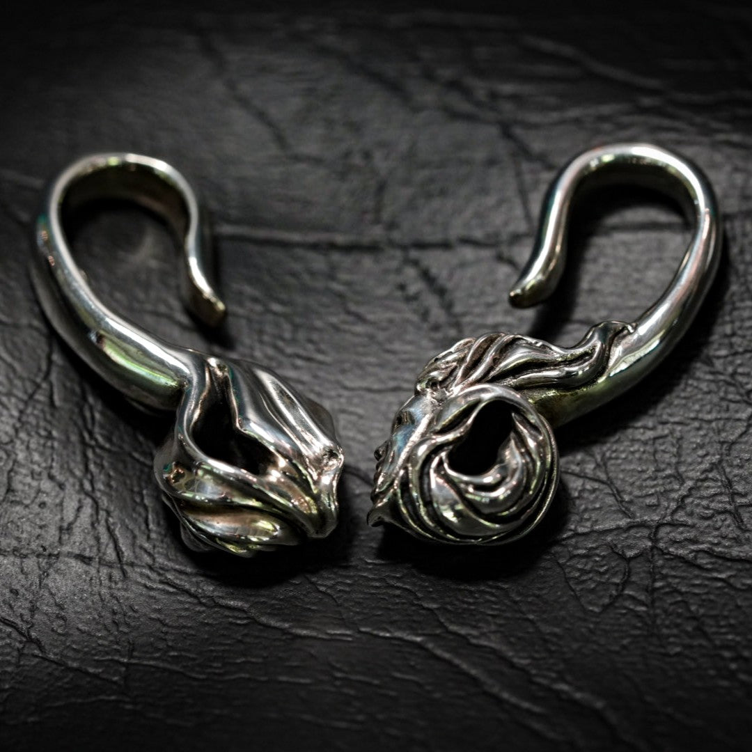 Split Face - Life/Death Ear Weights