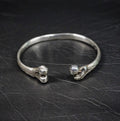 Bone Bangle — Sterling Silver